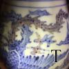 MingWanliQinghuaYoulihongPearShapedTeapot